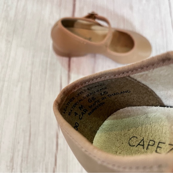 Capezio 3800 Leather Mary Jane Caramel Tap Shoes Women's Sz 4, Child Sz 2 - 2.5 - Picture 12 of 14